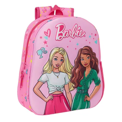 Immagine prodotto di Safta 622476890 3d Barbie 8.64l 22x39x10 Cm Zaino Rosa Rosa Rosa Taglia Unica
