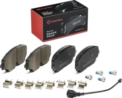 Produktbild von Bremsbelagsatz Scheibenbremse 18 mm BREMBO passend für u.a. VW GOLF