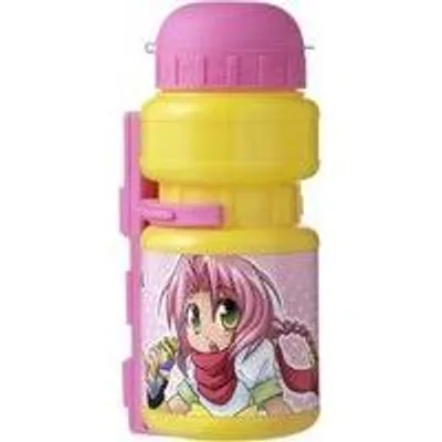 Produktbild von Pexkids Kinderbidon Mila Yellow Pink mit Halter