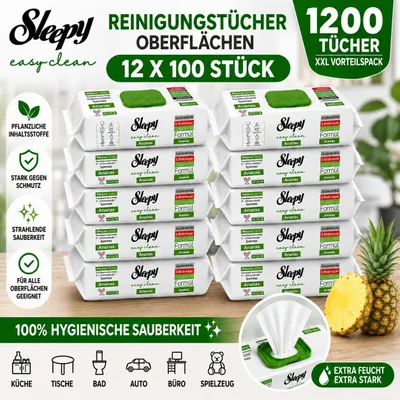 Produktbild von Sleepy Easy Clean Ananas 12x100