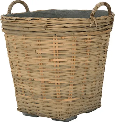 Produktbild von Pottery Pots Blumentopf-Pflanzkübel Zement-Bambus Beige D 50 cm H 45 cm