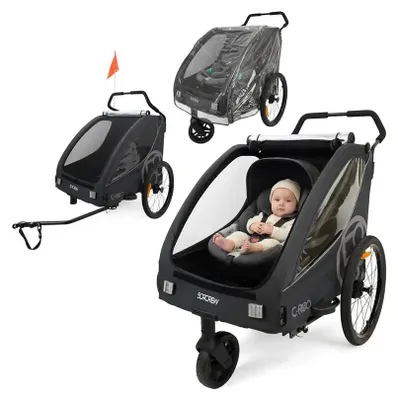 Produktbild von 509Crew C-ROO Bike Trailer in grau