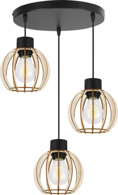 Obrázek produktu pro Moderní Led Stropní Svítidlo Ze Dřeva