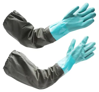 Immagine prodotto di Guanti da lavoro in PVC impermeabili, lunghezza 70 cm