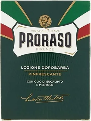 Produktbild von Proraso Aftershave-Lotion, 100 ml, Eukalyptus & Menthol, Auffrischend, für alle Hauttypen, hinterlässt keinen Fettfilm
