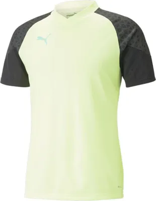 Produktbild von Puma individualCUP Fußballtrikot Kinder fast gelb schwarz Gr 152