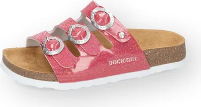 Produktbild von Dockers by Gerli  Kinderschuhe Mädchen Sandaletten Pantolette Rot Freizeit, Schuhgröße:40 EU