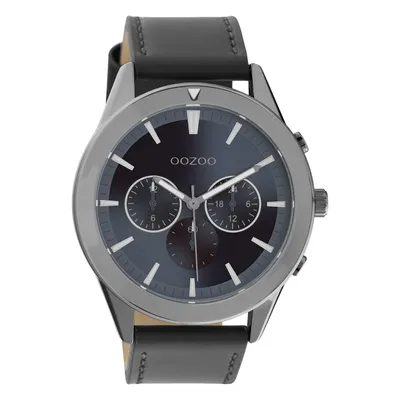 Produktbild von Oozoo Armbanduhr schwarz Leder C10803 Timepieces Herren Analog-Quarzuhr UOC10803