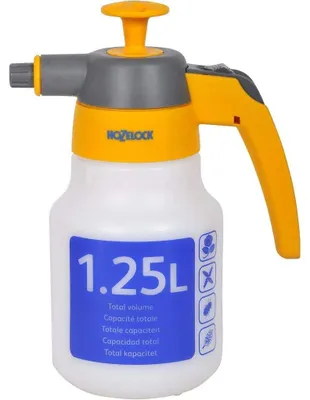 Immagine prodotto di Spruzzino a pressione 1,25 litri - Pompa a stelo metallico - Ugello regolabile