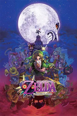 Produktbild von Poster the legend of zelda majoras mask