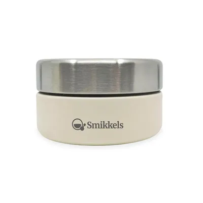 Obrázek produktu pro Smikkels - Nerezová dóza na potraviny 280 ml bílá - Nádoba na svačinu pro děti