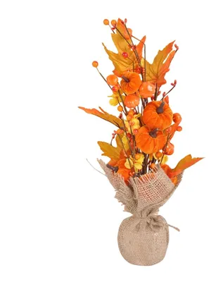 Immagine prodotto di Albero decorativo autunnale artificiale - Zucca e bacche