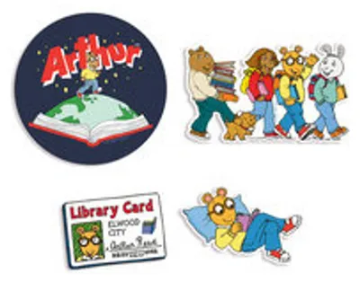 Image de Arthur Stickers - Sticker Set of 4