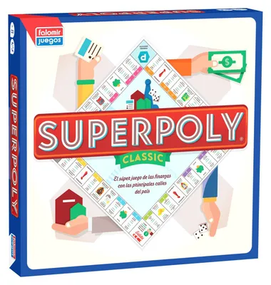 Productafbeelding van FALOMIR Superpoly, bordspel, klassiek, meerkleurig (646375)