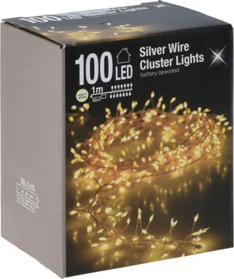 Produktbild von Silver Wire CLUSTER Lights - 100 LED / 1m