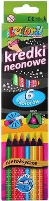 Produktbild von Kredki Premium Kolori neonowe 6 kolorów PENMATE