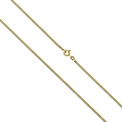 Produktbild von Damen Collier 333 Gold Panzerkette diamantiert - 45cm