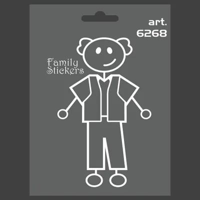 Produktbild von Sticker Aufkleber Family Grossvater