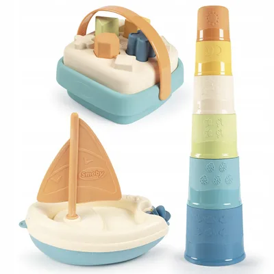 Obrázek produktu pro SMOBY Little Green Set Boat Tower Sorter Biopl