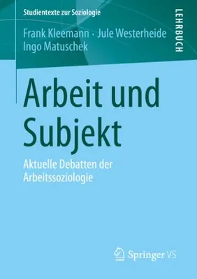 Obrázek produktu pro Arbeit und Subjekt