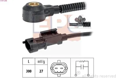 Produktbild von EPS Klopfsensor 1.957.208 für HYUNDAI Tucson (TL, TLE) 300mm