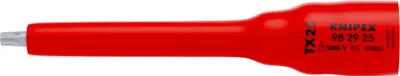 Image de KNIPEX 98 29 25 Douille 3/8" pour TX25 123 mm