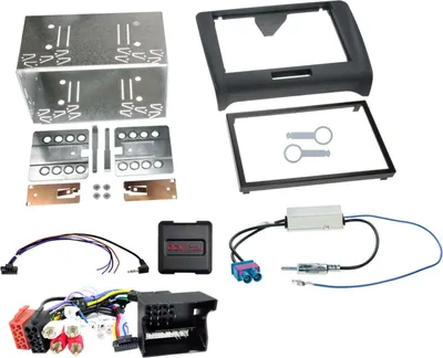 Immagine prodotto di Kit 2-DIN compatibile con Audi TT(8J) 09/2006-04/2014 SWC/antenna/amplificatore