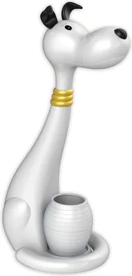 Obrázok produktu pre Detská stolná lampa, biela, PSÍK Kaja K-BL1607