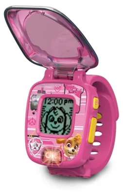 Zdjęcie produktu dla VTech PAW Patrol Skye Learning Watch, Brzmienie, Funkcja mówienia, Wymagane baterie, CR2450, Plastik, Różowy