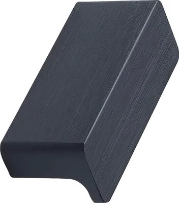 Produktbild von Furnipart Griffleiste Elan LA32mm - Möbelgriff zum Anschrauben - Schrankgriff Breite 50mm, Aluminium schwarz matt