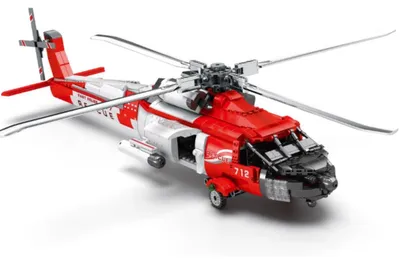 Produktbild von Reobrix 33026 Rettungshubschrauber Klemmbaustein 1137 Teile