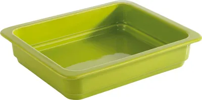 Produktbild von APS GN-Behälter 1/2-60 mm Porzellan grün