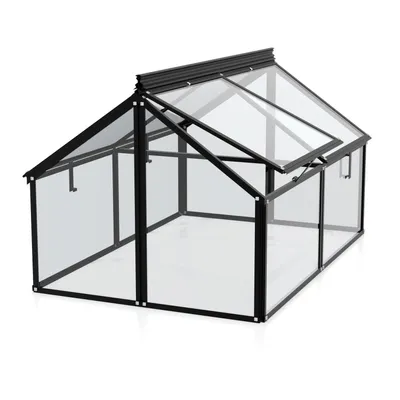 Produktbild von Vitavia Frühbeet "Gaia Jumbo" schwarz Frühbeet (119 x 83 x 72 cm) 3 mm ESG