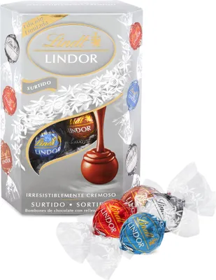 Obrázek produktu pro Lindt Mix pralinek LINDOR Stříbrný 200g