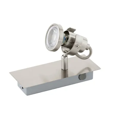 Image de Eglo 94144 Tukon 3 LED Spot 1 x 33 W acier nickel finition mate