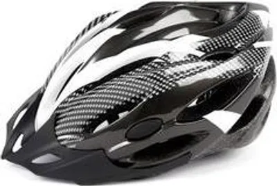 Produktbild von Mirage Helm M 54-58 Silberschwarz Weiß