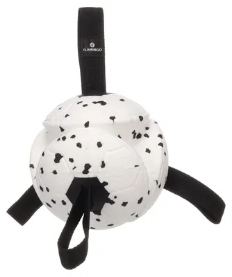 Produktbild von Flamingo Hundespielzeug Kona Ball schwarz, Maße: 15 x 15 x 15 cm
