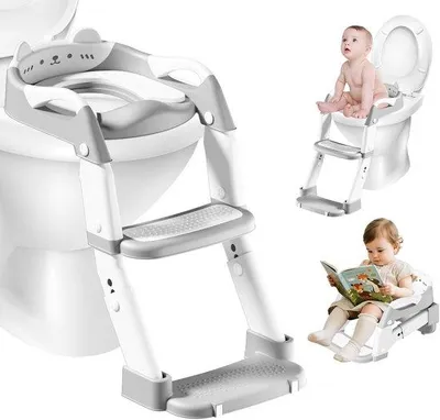 Produktbild von Famanu Kinder-Toilettensitz 3-in-1 mit Treppe und Sitz für die Sauberkeitserziehung