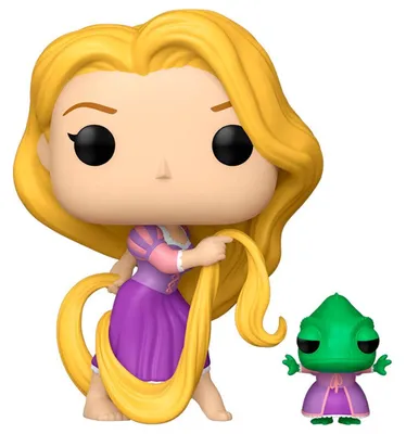 Productafbeelding van Rapunzel - Nieuw design, POP!&Buddy animatie vinyl figuur, Rapunzel & Pascal, 9 cm