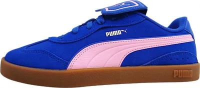 Immagine prodotto di Scarpe da ginnastica Puma Club Azura SD da donna, modello stringato, colore blu, adatte per attività sportive e tempo libero