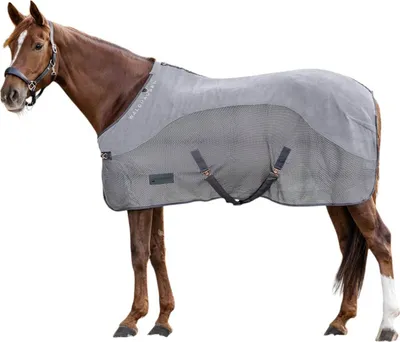 Produktbild von Waldhausen Fliegendecke Fleece Comfort Grau 165 cm