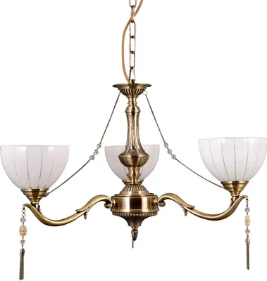 Produktbild von Italux Baxio Goldene Pendelleuchte 3-flammig