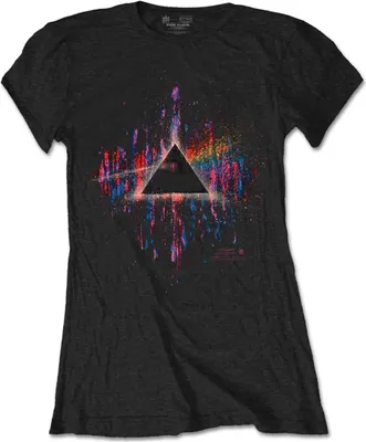 Produktbild von Pink Floyd - "Dark Side Of The Moon" T-Shirt für Damen RO2390 (XL) (Schwarz/Pink)