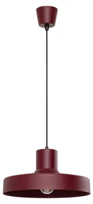 Immagine prodotto di Lampada a sospensione BILO bordeaux 1xE27 15W acciaio 120x35x35 cm Sollux Lighting