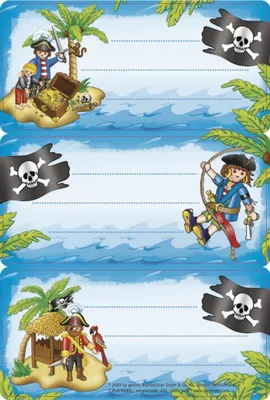 Produktbild von Schuletiketten PLAYMOBIL Pirat