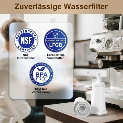 Productafbeelding van Waterfiltervervangingsset voor Sage koffiemachines, 4 stuks