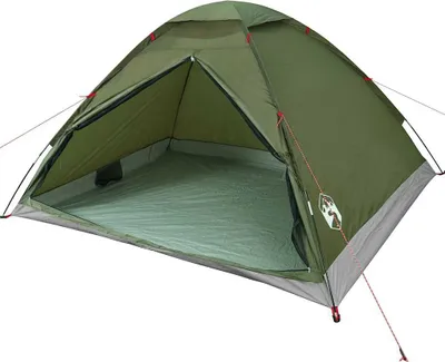 Produktbild von vidaXL Kuppel-Campingzelt 4 Personen Olivgrün Wasserdicht