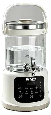 Image de Bouilloire électrique, capacité de 3 litres, puissance de 1800 watts, 10 modes préprogrammés, arrêt automatique, fonction de maintien au chaud pendant 24 heures