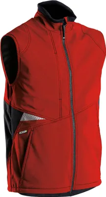 Produktbild von DASSY® Fusion Softshell-Weste ROT/SCHWARZ Gr.L Länge: STANDARD
