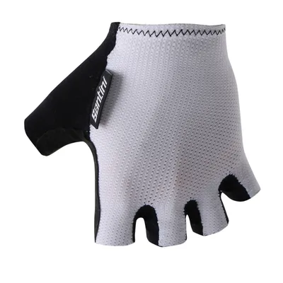 Produktbild von Santini Fingerlose Fahrradhandschuhe - BRISK - Weiß S